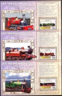 R. D. Du Congo 2006 - Trains Classiques II - 3 BF ** Neufs // Mnh - Mint/hinged