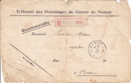 1921 - Tribunal Des Dommages De Guerre De NAMUR - 1900 – 1949