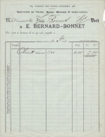 1901 - MONTIGNY-LE-TILLEUL  - Bernard-Bonnet  - Tissus En Tous Genres - 1900 – 1949