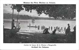 Etr - Océanie - Archipel Des Salomons - Mission Des Pères Maristes - Arrivée Du Bateau De La Mission à Bougainville - Isole Salomon