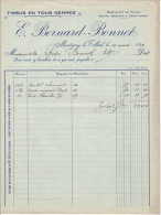 1910 - MONTIGNY-LE-TILLEUL  - Bernard-Bonnet  - Tissus En Tous Genres - 1900 – 1949