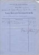 1884 - MONTIGNY-LE-TILLEUL  - Bonnet  - Tissus En Tous Genres - 1800 – 1899