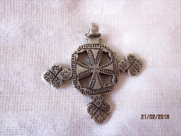 Croix éthiopienne Ancienne (argent/silver 27 G.) - Colgantes