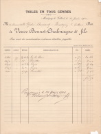 1900 - MONTIGNY-LE-TILLEUL  - Bonnet  - Tissus En Tous Genres - 1800 – 1899