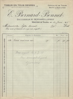 1915 - MONTIGNY-LE-TILLEUL  - Bonnet  - Tissus En Tous Genres - 1900 – 1949