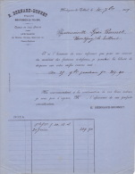 1909 - MONTIGNY-LE-TILLEUL  - Bonnet  - Tissus En Tous Genres - 1900 – 1949