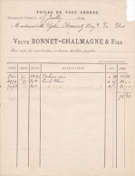1892 - MONTIGNY-LE-TILLEUL  - Bonnet  - Tissus En Tous Genres - 1800 – 1899