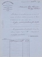 1897 - MONTIGNY-LE-TILLEUL  - Bonnet  - Tissus En Tous Genres - 1800 – 1899