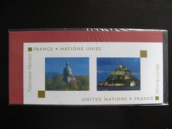 TB Pochette D´émissions Commune: Nations Unies - France : P 3923 De 2006 , Neufs XX. Patrimoine Mondial .Avec Timbres. - Sonstige & Ohne Zuordnung