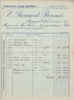 1910 - MONTIGNY-LE-TILLEUL  - Bonnet  - Tissus En Tous Genres - 1900 – 1949