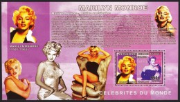 R. D. Du Congo 2006 - Actrices Américaines, Marylin Monroe IV - BF ** Neufs // Mnh - Neufs