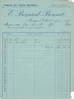 1908 - MONTIGNY-LE-TILLEUL  - Bonnet  - Tissus En Tous Genres - 1900 – 1949