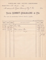 1899 - MONTIGNY-LE-TILLEUL  - Bonnet  - Tissus En Tous Genres - 1800 – 1899