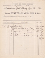 1894 - MONTIGNY-LE-TILLEUL  - Bonnet  - Tissus En Tous Genres - 1800 – 1899