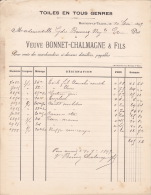 1897 - MONTIGNY-LE-TILLEUL  - Bonnet  - Tissus En Tous Genres - 1800 – 1899