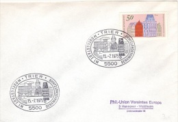 ARCH-L44 - ALLAMAGNE N° 711 Sur Lettre FDC Année Patrimoine Architectural TRIER 1975 - 1971-1980