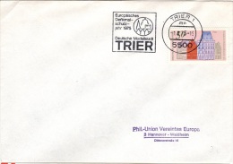 ARCH-L45 - ALLEMAGNE N° 711 Sur Lettre FDC Année Patrimoine Architectural - 1971-1980