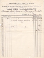 1902 - MARCINELLE - Alfred Lallemand - Denrées Coloniales En Gros - 1900 – 1949