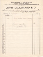 1912 - MARCINELLE - Alfred Lallemand - Denrées Coloniales En Gros - 1900 – 1949