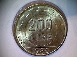 Italie 200 Lire 1988 - 200 Liras