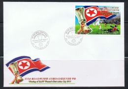 NORTH KOREA 2015 WINNING OF EAFF WOMEN´S EAST ASIAN FOOTBALL CUP 2015 FDC - Copa Asiática (AFC)