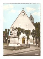 CPSM 28 JOUY L'Eglise & Le Monuments Au Morts - Jouy