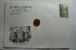 Enveloppe Publicité - à La Maison Du Souvenir R. Gauthier 24250 Domme En Périgord - Rouen 1976 - 0.80 € - Sammlungen