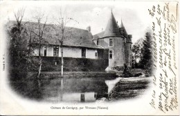 VIVONNE VIENNE  CHATEAU DE DE CERCIGNY PAR VIVONNE  EDIT. G.W.L.  ECRITE CIRCULEE  1907 DOS NON DIVISE - Vivonne