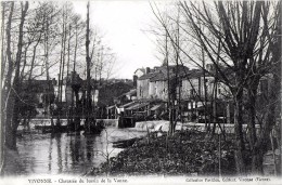 VIVONNE VIENNE  CHAUSSEE DU BASSIN DE LA VONNE  COLL. PAVILLON  ECRITE CIRCULEE 1905 ? 1906? - Vivonne