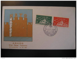 Istanbul 1960 NATO OTAN Turkey Cover - Brieven En Documenten