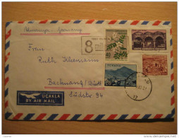 TURKEY Istanbul 1960 To Backnang Germany 4 Stamp On Air Mail Cover - Covers & Documents