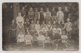 Eisenerz, Mädchenklasse ~ 1918 (Bez. Leoben, Klassenfoto, Schule) - Eisenerz