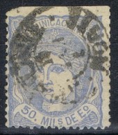 Sello 50 Milesimaas Aleoria, Fechador A;BULANTE NORTE, Num  107 º - Used Stamps