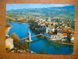 Seyssel , Vue Générale Aérienne , Au Premier Plan Pont Sur Le Rhône - Seyssel