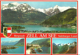 Zell Am See (Salzbourg, Austria) Mit Hohen Tenn, Imbachhorn, Kitzsteinhorn, Ansichten, Views, Vues - Zell Am See