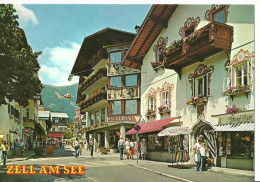 Zell Am See (Salzbourg, Austria) Bergstadt, Centro Città, Animata - Zell Am See
