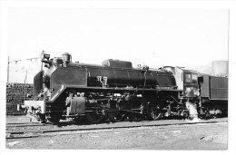 LOCOMOTIVE A VAPEUR Photographie Format Cpa Machine Gros Plan - Matériel