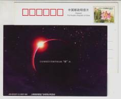 Astronomy Spectacle,diamond Ring Of Total Solar Eclipse,sun,moon,earth,CN 09 Essilor Lenses Manufacturer Prestamped Card - Astronomie