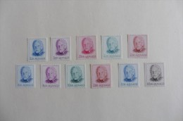 Monaco : 11  Timbres Neufs Effigies Du Prince - Collections, Lots & Séries