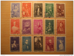 Yvert 234/48 CAT 2002: 44,25 EUR MONACO Grimaldi ... Princes Princess Royal Family Complete Set - Altri & Non Classificati