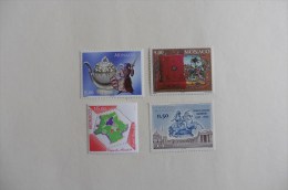 Monaco : 4  Timbres Neufs  Coupe Du Monde De Football 1998 - Verzamelingen & Reeksen