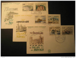 MONACO 1966 Palais Princier Palace Castle Chateau Royal Family Familie Royale FDC Cover - Cartas & Documentos