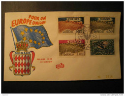 MONACO 1962 Europa Europe Agriculture Mithologie Mithology FDC Cover - Covers & Documents