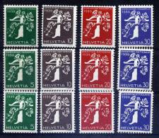 1939 COMPLETE SET EXPO ZURIGO MNH ** - Unused Stamps