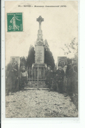 80 BOVES Monument Commemoratif 1870 , Militaires Et Enfants Au Pied - Boves
