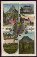 HOHEN STAUFEN, Mehr-Bilderkarte-, 1905, Verlag: Gebr.Metz - Staufen