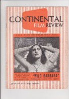 CONTINENTAL FILM REVIEW - 1954  VLASTA FIALOVA IN  "WILD BARBARA" -   BRIGITTE BARDOT - V.  DE SICA - A. QUINN - Cinéma