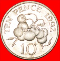 • TOMATO: GUERNSEY ★10 PENCE 1992 SMALL SIZE! LOW START ★ NO RESERVE! - Guernesey