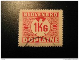 SLOVAKIA Yvert Taxe Tax Tasa 8 Slovaquie Slowakei Eslovaquia Slovensko Slovacchia - Used Stamps