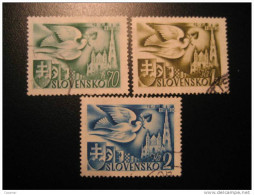 SLOVAKIA Yvert 74/6 Vienne Wien Austria Slovaquie Slowakei Eslovaquia Slovensko Slovacchia - Used Stamps